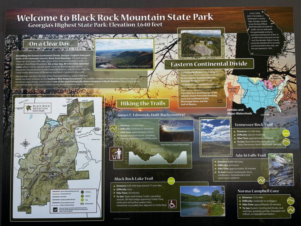 black rock mountain state park