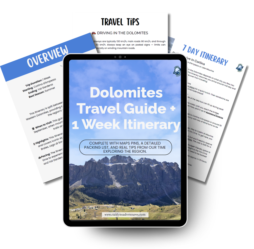 Dolomites travel guide and 1 week itinerary