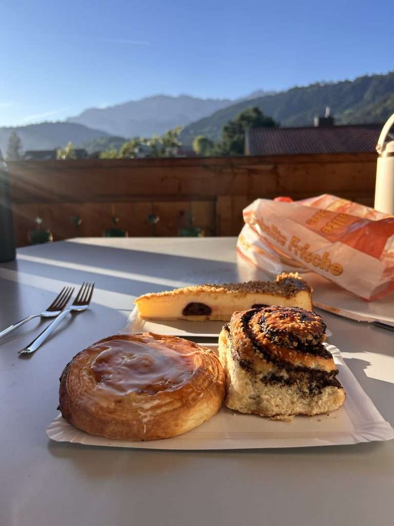Best pastry in Garmisch-Partenkirchen with beautiful view
