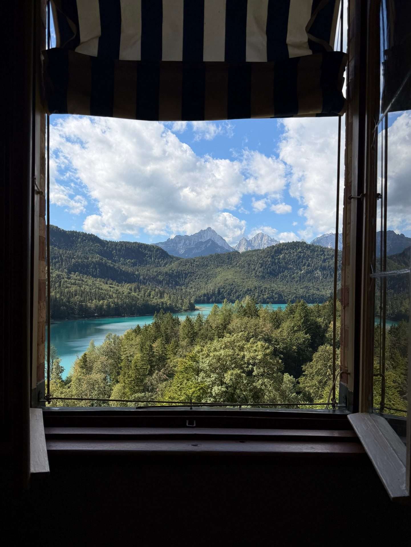 view from Hohenschwangau Castle